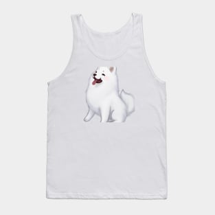 Cute Samoyed Drawing Tank Top